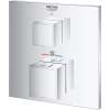 24157000 Grohtherm Cube Single Function 2-Handle Thermostatic Trim in StarLight Chrome Finish