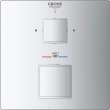 24158000 Grohtherm Cube Dual Function 2-Handle Thermostatic Trim in StarLight Chrome Finish