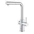 31608002 Blue 1.75 GPM Professional Kitchen Faucet Starter Kit in StarLight Chrome
