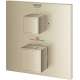 24158EN0 Grohtherm Cube Dual Function 2-Handle Thermostatic Trim in Brushed Nickel Infinity Finish