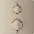 24111EN0 Grohtherm Dual Function 2-Handle Thermostatic Trim in Brushed Nickel Infinity Finish