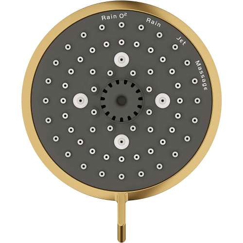 26043GN1 New Tempesta Cosmopolitan 100 4 Spray Shower Head in Brushed Cool Sunrise Finish