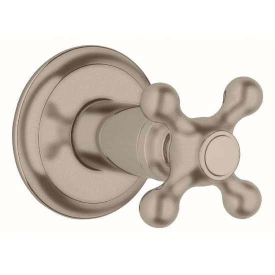 19827EN0 Seabury Volume Control Trim with Cross Handle in Brushed Nickel