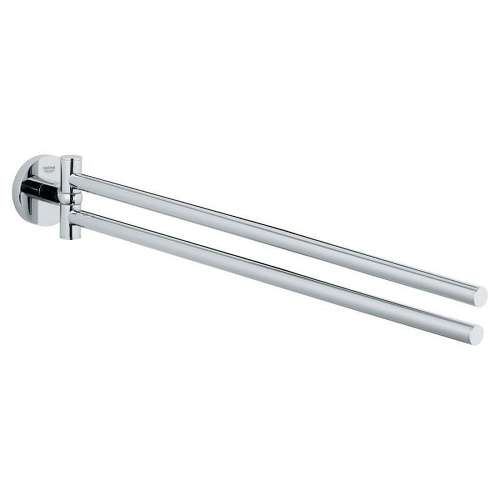 Twin Towel Bar in Chrome