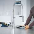 32951DC0 K7 Kitchen Faucet with Dual spray in Super Steel