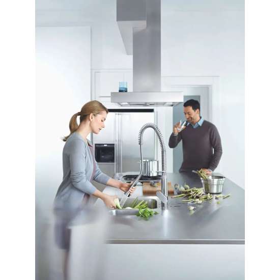 K7 Medium Single-Handle Semi-Pro Dual Spray Kitchen Faucet 1.75 GPM (6.6 L/min), 31380000