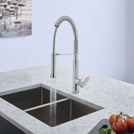 K7 Medium Single-Handle Semi-Pro Dual Spray Kitchen Faucet 1.75 GPM (6.6 L/min), 31380000