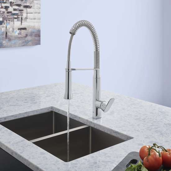 K7 Medium Single-Handle Semi-Pro Dual Spray Kitchen Faucet 1.75 GPM (6.6 L/min), 31380000