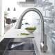 GROHE Zedra Single-Handle Pull Down Kitchen Faucet Triple Spray 1.75 GPM (6.6 L/min), 32298DC3