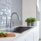 GROHE Zedra Single-Handle Pull Down Kitchen Faucet Triple Spray 1.75 GPM (6.6 L/min), 32298DC3