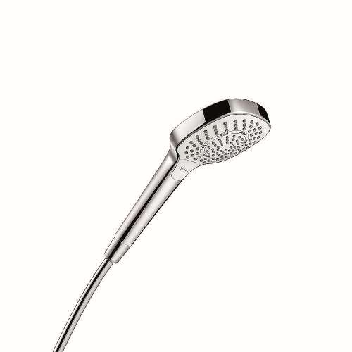 04723400 Croma Select E 1.8 GPM 3-Jet Handshower 110, In White/Chrome