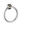 06095830 C Accessories Wall Mounted Towel Ring, In Polished Nickel