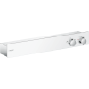 Hansgrohe Showertablet Thermostatic Trim 600 For Exposed Installation For 2 Functions In White/Chrome, 13108401