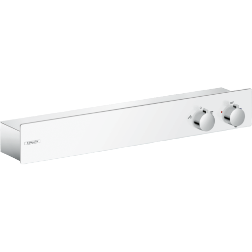 Hansgrohe Showertablet Thermostatic Trim 600 For Exposed Installation For 2 Functions In White/Chrome, 13108401
