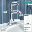 Hansgrohe Talis C Single-Hole Faucet 80 With Pop-Up Drain