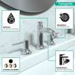 Hansgrohe Talis C Widespread Faucet 100 With Pop-Up Drain, 1.2 Gpm In Chrome, 14113001