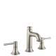 Hansgrohe Talis C Widespread Faucet 100 With Pop-Up Drain, 1.2 Gpm In Brushed Nickel, 14113821