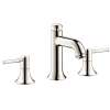Hansgrohe Talis C Widespread Faucet 100 With Pop-Up Drain, 1.2 Gpm In Polished Nickel, 14113831