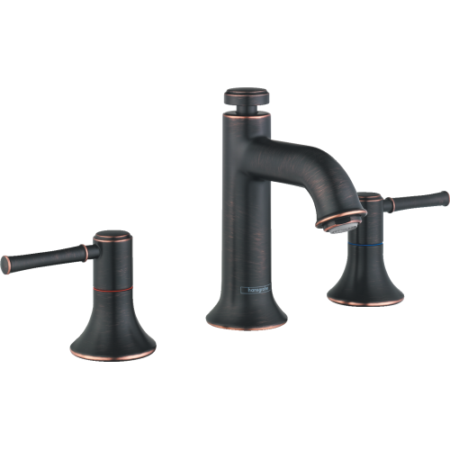 Hansgrohe Talis C Widespread Faucet 100 With Pop-Up Drain, 1.2 Gpm In Rubbed Bronze, 14113921