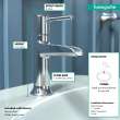 Hansgrohe Talis C Single-Hole Faucet 90 With Pop-Up Drain