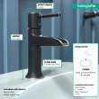 Hansgrohe Talis C Single-Hole Faucet 90 With Pop-Up Drain, 1.2 Gpm In Rubbed Bronze, 14127921