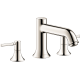 Hansgrohe Talis C 3-Hole Roman Tub Set Trim In Polished Nickel, 14313831