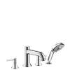 Hansgrohe Talis C 4-Hole Roman Tub Set Trim With 2.0 Gpm Handshower In Chrome, 14314001