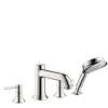 Hansgrohe Talis C 4-Hole Roman Tub Set Trim With 1.8 Gpm Handshower In Polished Nickel, 14315831