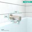 Hansgrohe Metris S Tub Spout In Brushed Nickel, 14413821