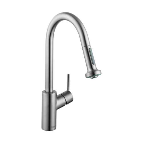 Hansgrohe Talis S² Higharc Kitchen Faucet, 2-Spray Pull-Down, 1.75 Gpm In Stainless Steel Optic, 14877801