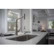 Hansgrohe Metris Select Higharc Kitchen Faucet, 1-Spray Pull-Out, 1.75 Gpm In Stainless Steel Optic, 14884801