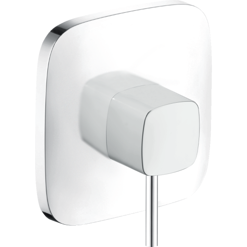 Hansgrohe Puravida Pressure Balance Trim In White/Chrome, 15407401