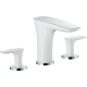 Hansgrohe Puravida 3-Hole Roman Tub Set Trim In White/Chrome, 15440401