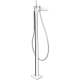 Hansgrohe Puravida Freestanding Tub Filler Trim With 1.75 Gpm Handshower In Chrome, 15477001
