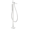 Hansgrohe Puravida Freestanding Tub Filler Trim With 1.75 Gpm Handshower In White/Chrome, 15477401