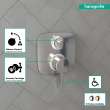Hansgrohe Ecostat E Thermostatic Trim With Volume Control