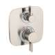 Hansgrohe Ecostat E Thermostatic Trim With Volume Control And Diverter In Brushed Nickel, 15708821