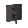 Hansgrohe Ecostat Thermostatic Trim With Volume Control In Matte Black, 15712671