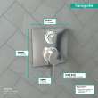 Hansgrohe Ecostat Square Thermostatic Trim With Volume Control And Diverter