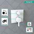 Hansgrohe Ecostat Square Thermostatic Trim With Volume Control And Diverter In Matte White, 15714701