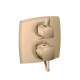 Hansgrohe Ecostat Classic Thermostatic Trim With Volume Control, Square In Brushed Bronze, 15727141