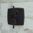 Hansgrohe Ecostat Classic Thermostatic Trim With Volume Control And Diverter, Square In Rubbed Bronze, 15728921