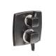 Hansgrohe Ecostat Classic Thermostatic Trim With Volume Control And Diverter, Square In Rubbed Bronze, 15728921