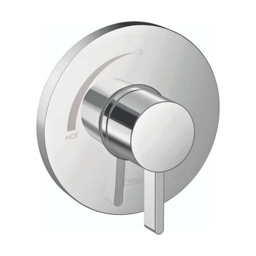 Hansgrohe Ecostat S Pressure Balance Trim In Chrome, 15739001