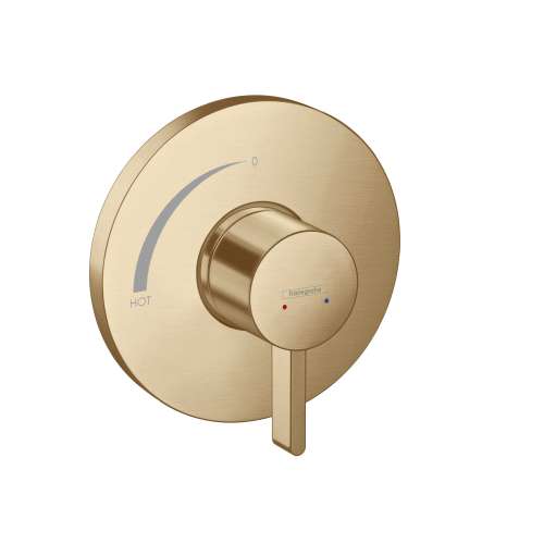 Hansgrohe Ecostat S Pressure Balance Trim In Brushed Bronze, 15739141