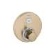 Hansgrohe Showerselect S Thermostatic Trim For 1 Function, Round In Brushed Bronze, 15744141