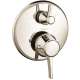 Hansgrohe Ecostat Classic Thermostatic Trim With Volume Control And Diverter, Round In Polished Nickel, 15753831