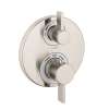 Hansgrohe Ecostat S Thermostatic Trim With Volume Control And Diverter In Brushed Nickel, 15758821