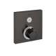 Hansgrohe Showerselect Thermostatic Trim For 1 Function, Square In Brushed Black Chrome, 15762341