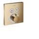 Hansgrohe Showerselect Thermostatic Trim For 2 Functions, Square In Brushed Bronze, 15763141